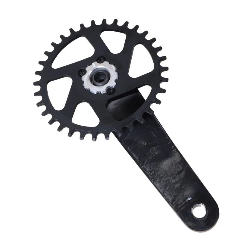 

Dental disc claw power meter, mountain bike bicycle crank set, hollow integrated dental disc lightweight