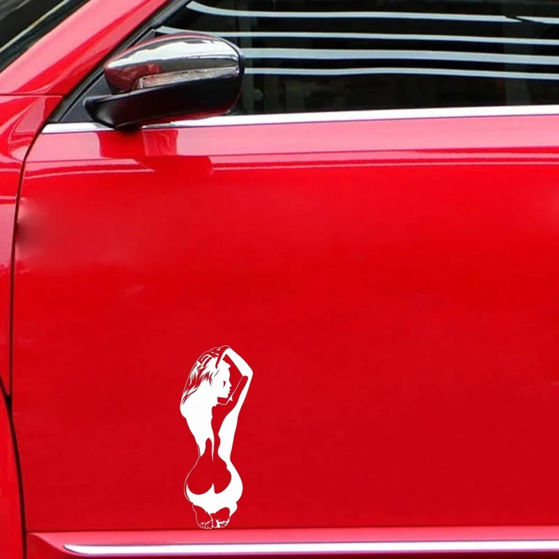 Sexy Girl Silhouette Sticker 1Pc Waterproof PVC Vinyl Decal Self Adhesive Car Motorcycle Helmet Laptop Window Bumper