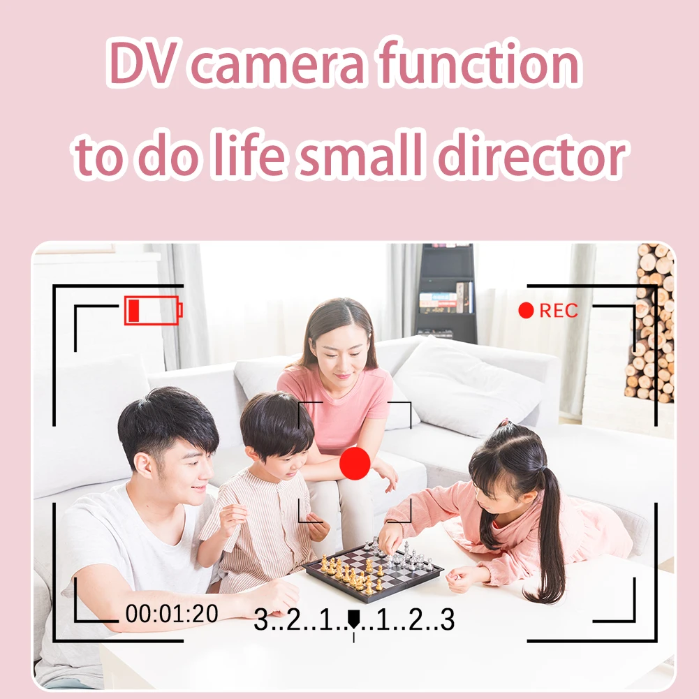 كاميرا طباعة فورية صغيرة للأطفال 1080P كاميرا طباعة حرارية بدون حبر 16X طابعة حرارية تكبير رقمي هدية للفتيات والأولاد من سن 3 سنوات فما فوق