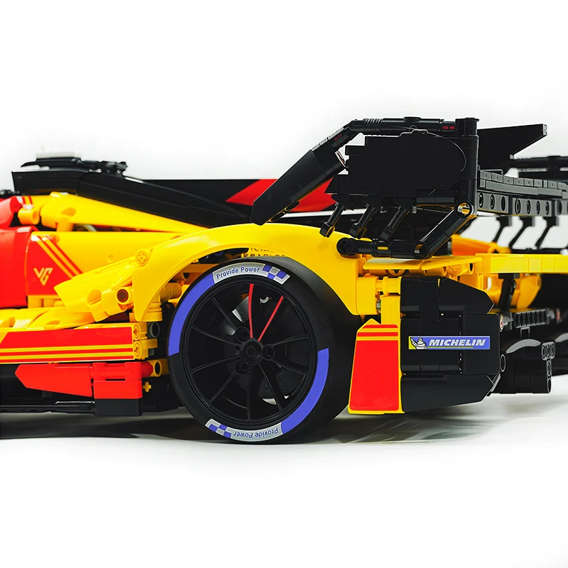 

Collectible Y18080 MOC Technical RC 499P Speed Sports Car Building Blocks Model Racing Brick Puzzle DIY Toys Boys Christmas Gift