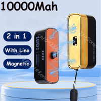 Mini 2 in 1 Power Bank 10000mAh PD 22.5W Fast Charging Power Bank for iPhone Samsung Xiaomi Portable Charger External Battery