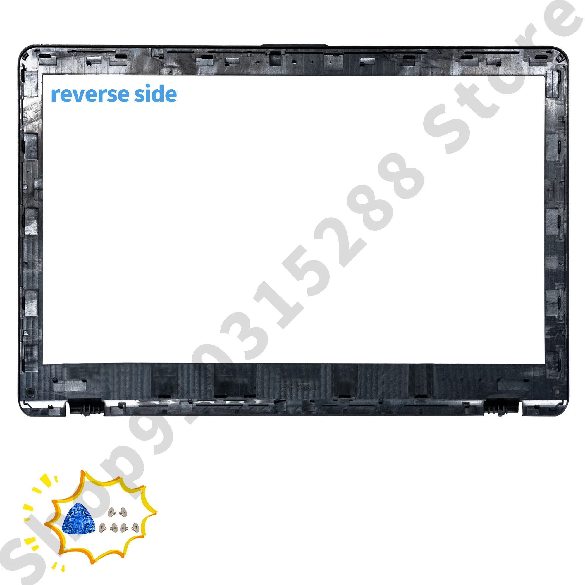 Imagem -04 - Nova Capa Traseira Lcd Moldura para X542 X542u X542ur un Fl8000u A580u F580 V587u R542 R542ua Moldura Frontal Capas para Laptop Substituir