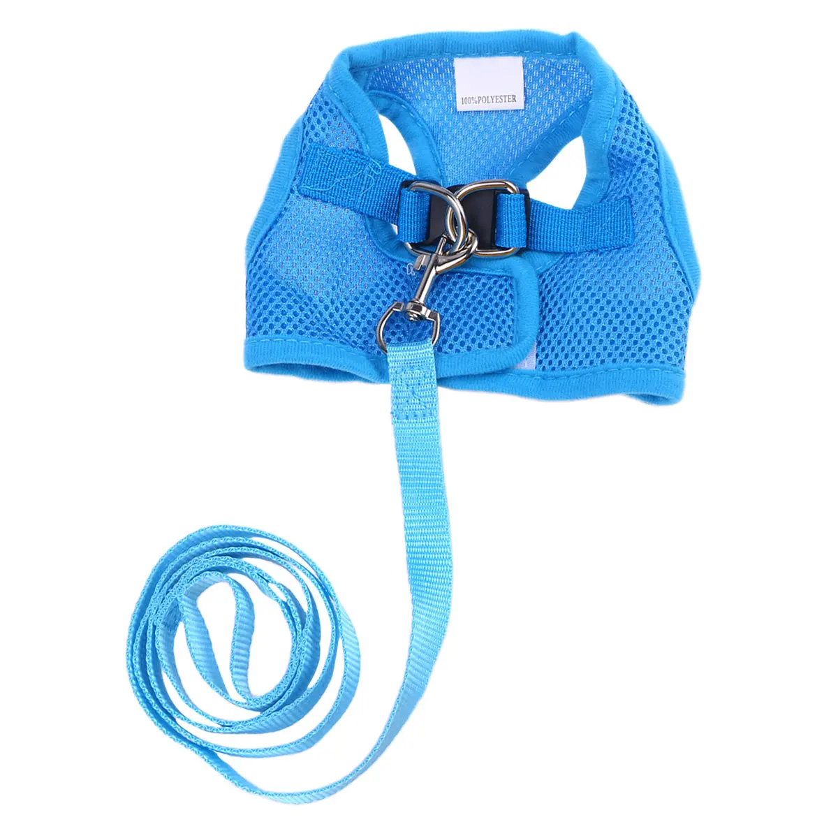 Lightweight Breathable Mesh Dog Harness Vest Premium Nylon Pet Harness for Small Dogs Safe Outdoor Exploration Exercise Freedom