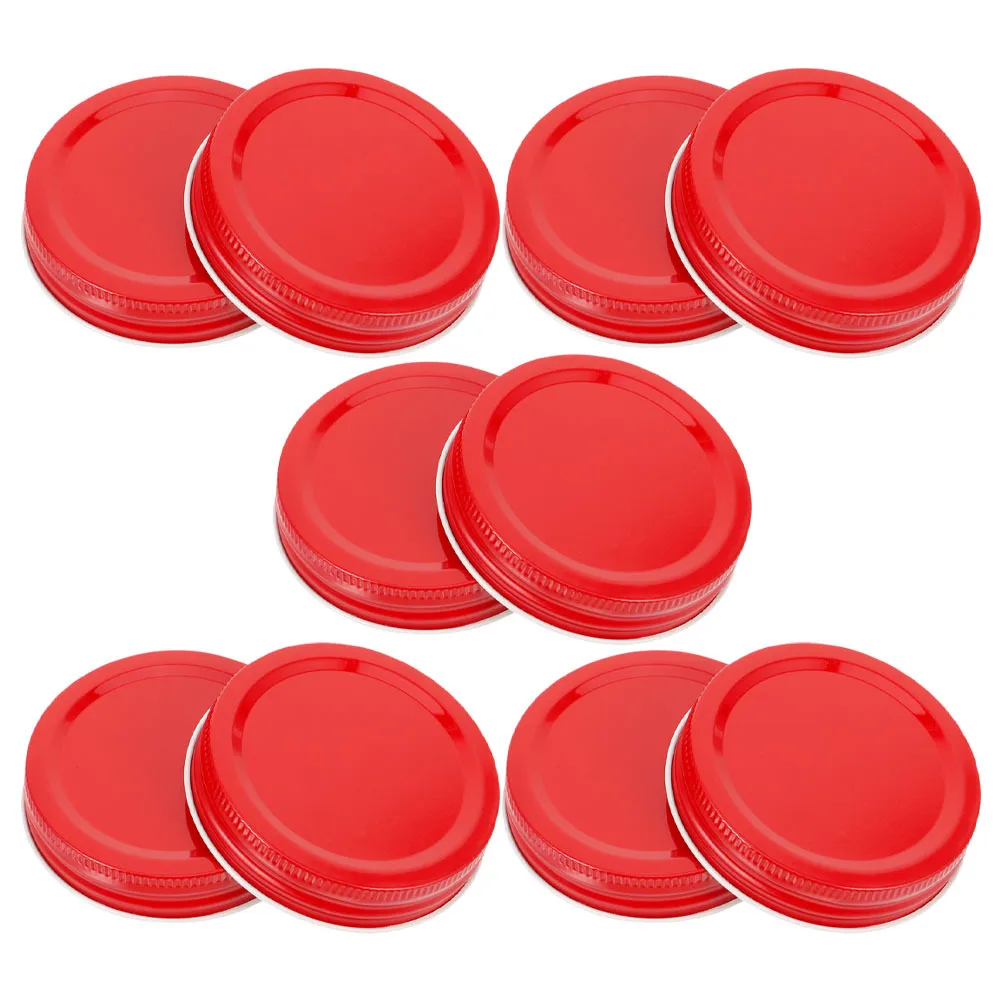 

10Pcs 86mm Canning Lids Airtight Seal Leakproof Wide Mouth Jar Covers for Jams Jellies Metal Canning Jar Lid Can Liner Lid