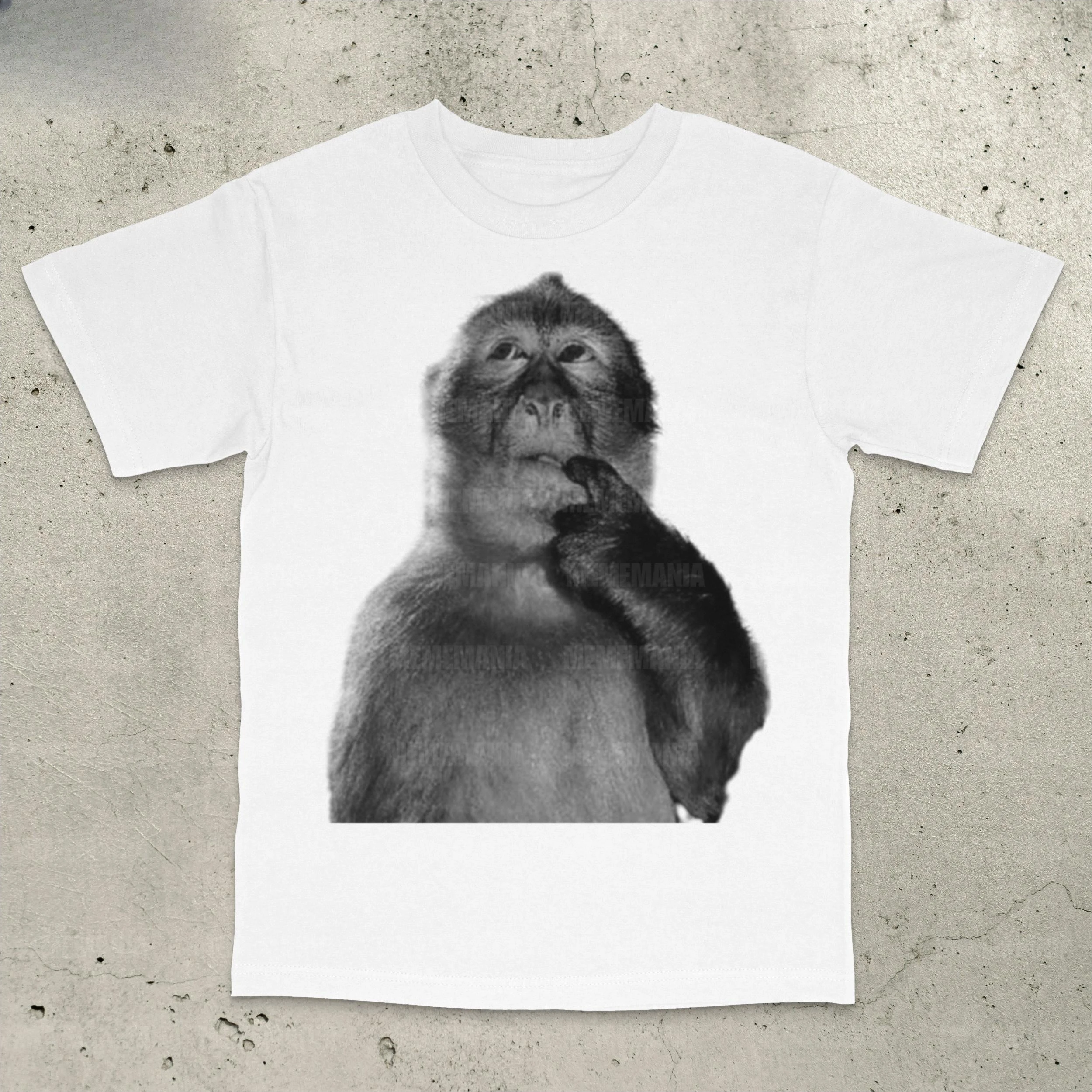 Funny Monkey Shirt Stupid Meme Tshirt Dank Memes Tee 90s Vintage Bootleg Odd Core Graphic T Shirts Retro Streetwear High-quality