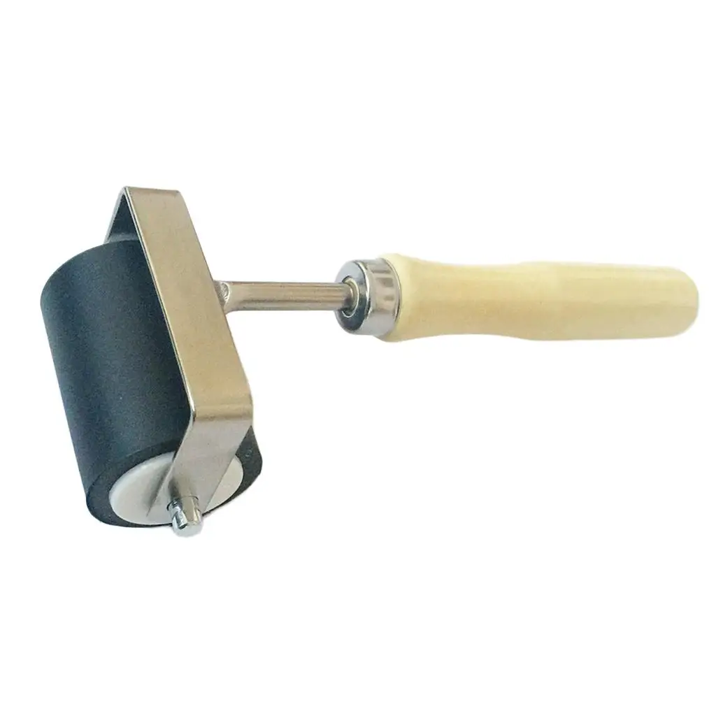 Hard Rubber Roller Afdrukken Inkten Lino Brayer Kunst Tool Voor Kinderen Ambacht 5Cm