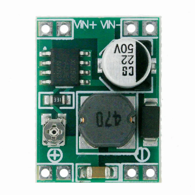 Moduł zasilający XL1509 DC-DC, Ultra-mały rozmiar, obniżanie mocy, 2A, regulowany, dla Arduino, zestaw startowy, Diy, kompatybilny z LM2596S, XM1584