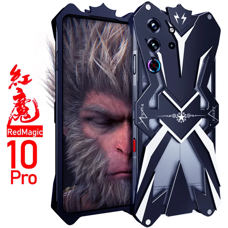 

Чехол для телефона Red Magic 9 10pro Red Magic 10pro + металлический чехол для телефона с защитой от падения для телефона 9Spro, чехол 10pro