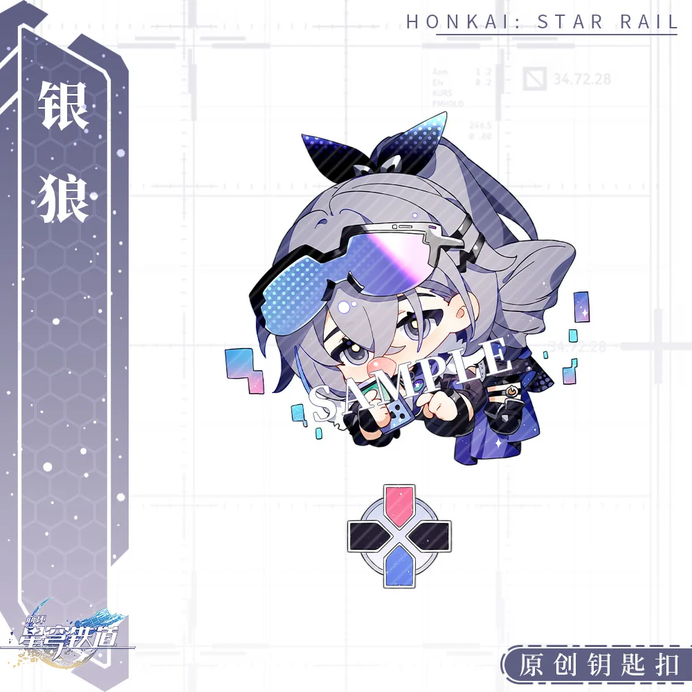 Game Honkai: Star Rail Dan Heng Himeko Clara Kafka Cosplay COSTUME Acrylic Key Chain Keychain Pendant Prop Accessories Xmas Gift