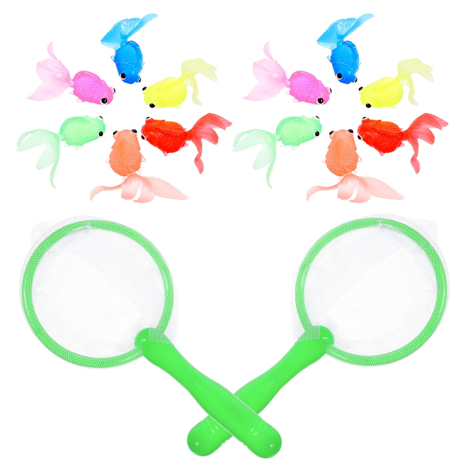 لعبة صيد السمك المطاطية المطاطية الناعمة لعبة صيد الأسماك الذهبية لعبة حمام الأطفال ألعاب حوض السمك مجموعة اللعب زخرفة تعليمية