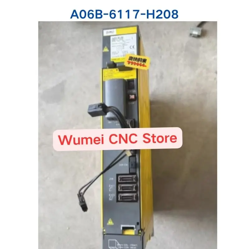 Second-hand test OK original Servo drive A06B-6117-H208 If You Need Other Specifications, Please Consult
