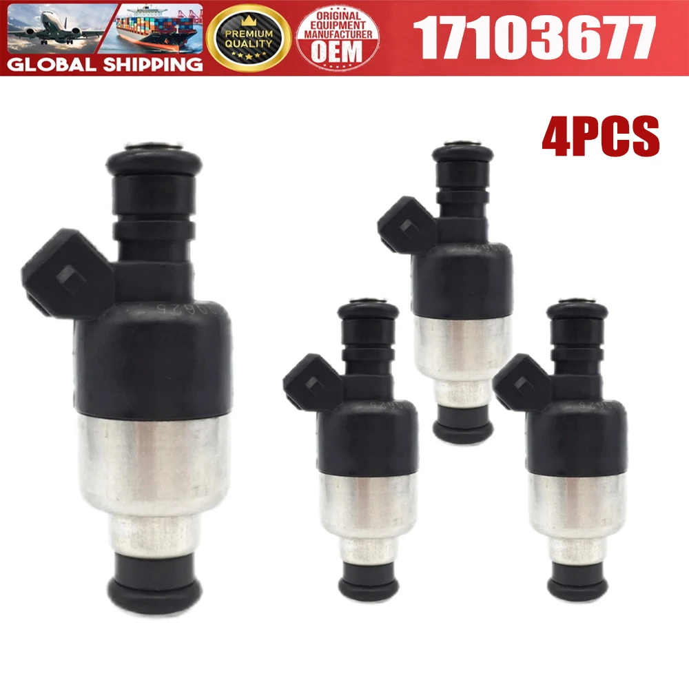 4 PCS Injetores de combustível para Daewoo Lanos Sport Cielo Corsa 1.6L 1999-2000-2001-2002 17103677 17121646 1710950