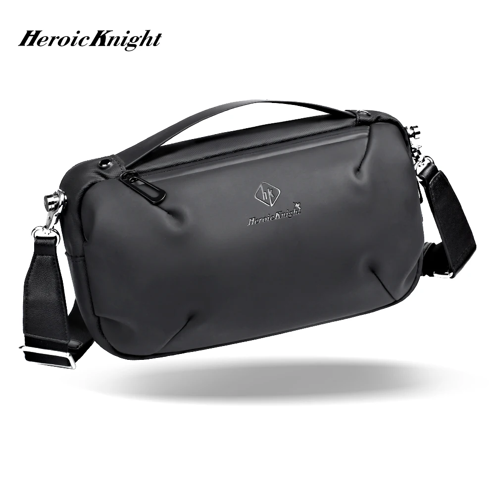 Heroic Knight Luxury Bag for Men Waterproof Crossbody Big Bag Man Casual Outdoor Work Messenger Bag Stylish Handbag Husband Pack