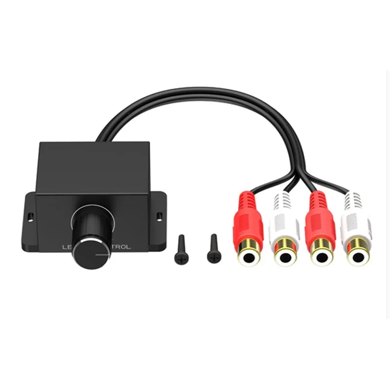 For Car Audio Amplifier Volume Control RCA Stereo Level Controller