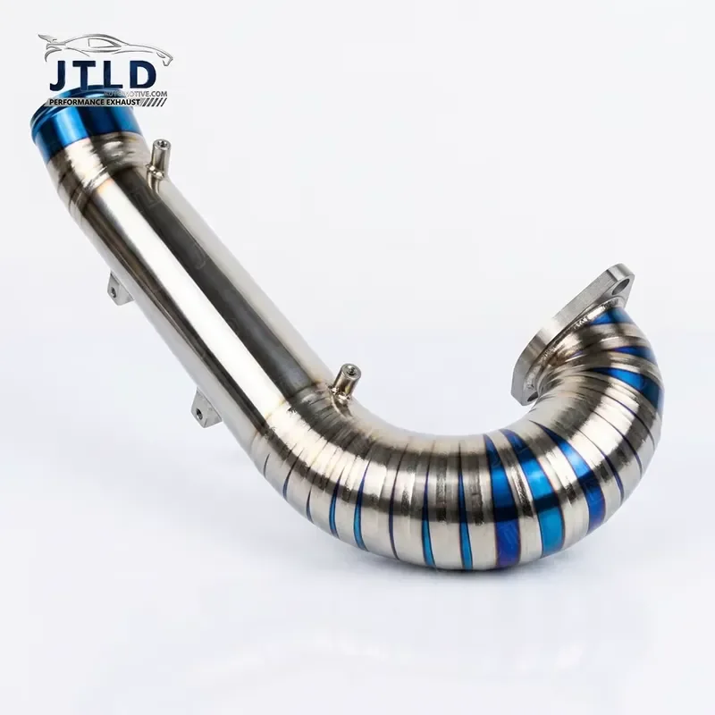 Direct Bolt-on Titanium Turbo Inlet Pipe Crossover Tube for Honda Civic Type R FK8 2.0T K20C1 2017-2021Engine Induction Tube