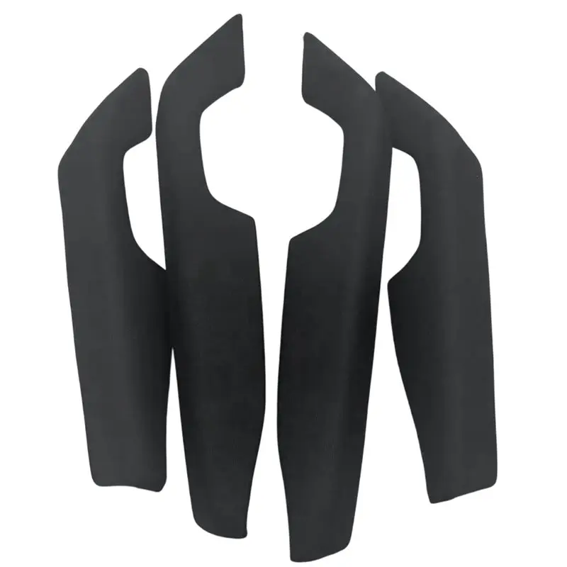 AB16-New Black Cloth Door Armrest Cover Panel Kit For Toyota Hilux Vigo