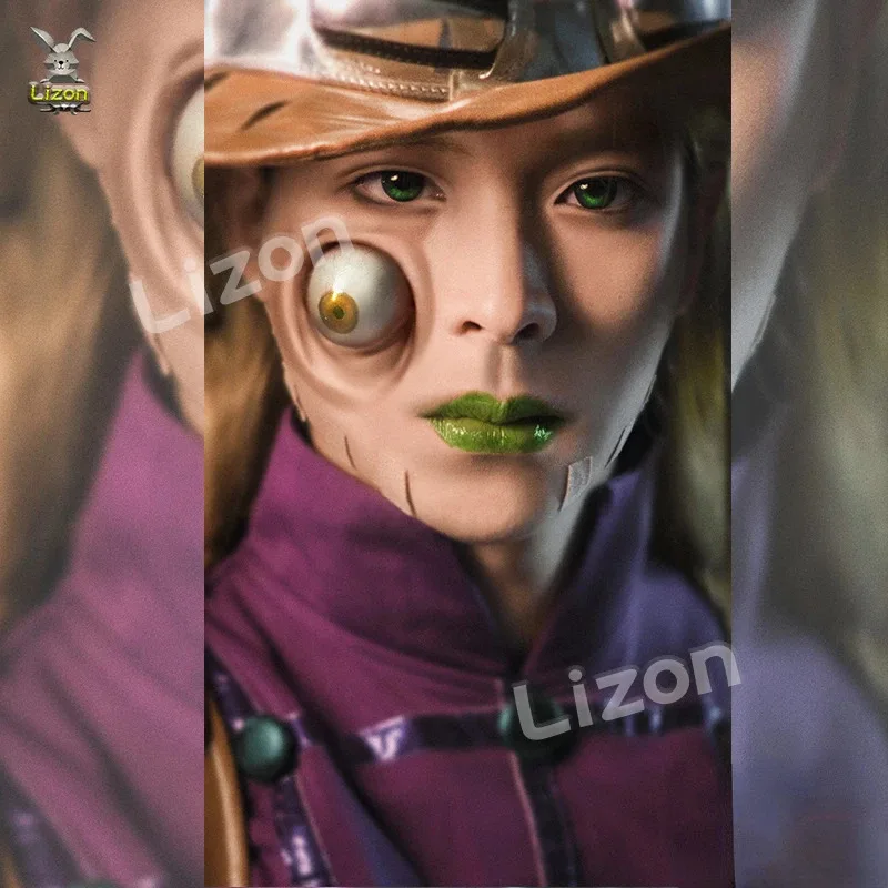 

DY20JoJo's Bizarre Adventure Steel Ball Run Gyro Zeppeli Cosplay Costume Spin Master Cosplay Costume Full Set with Hat Halloween