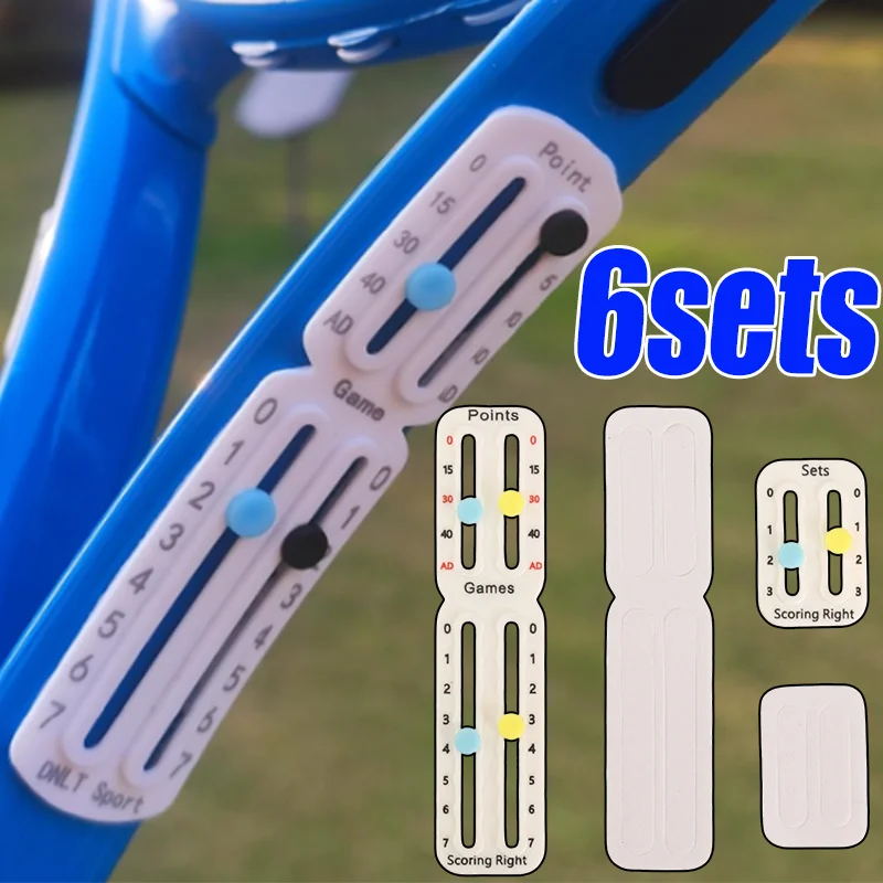 

Tennis Scorer for Racket Tennis Sticker Laser Numbers Super Adhesive Easy Install on Racket for Match Training Beginners To Pros