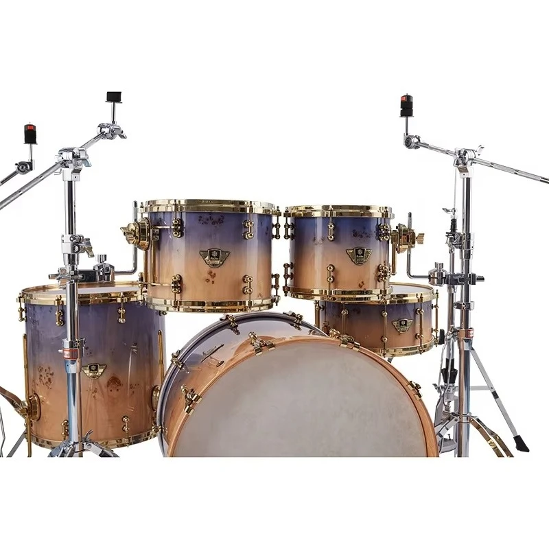 Poplar Burl Drum Sets High-quality Percussion Instrument Factory Direct Sales Factory Direct CHEAP