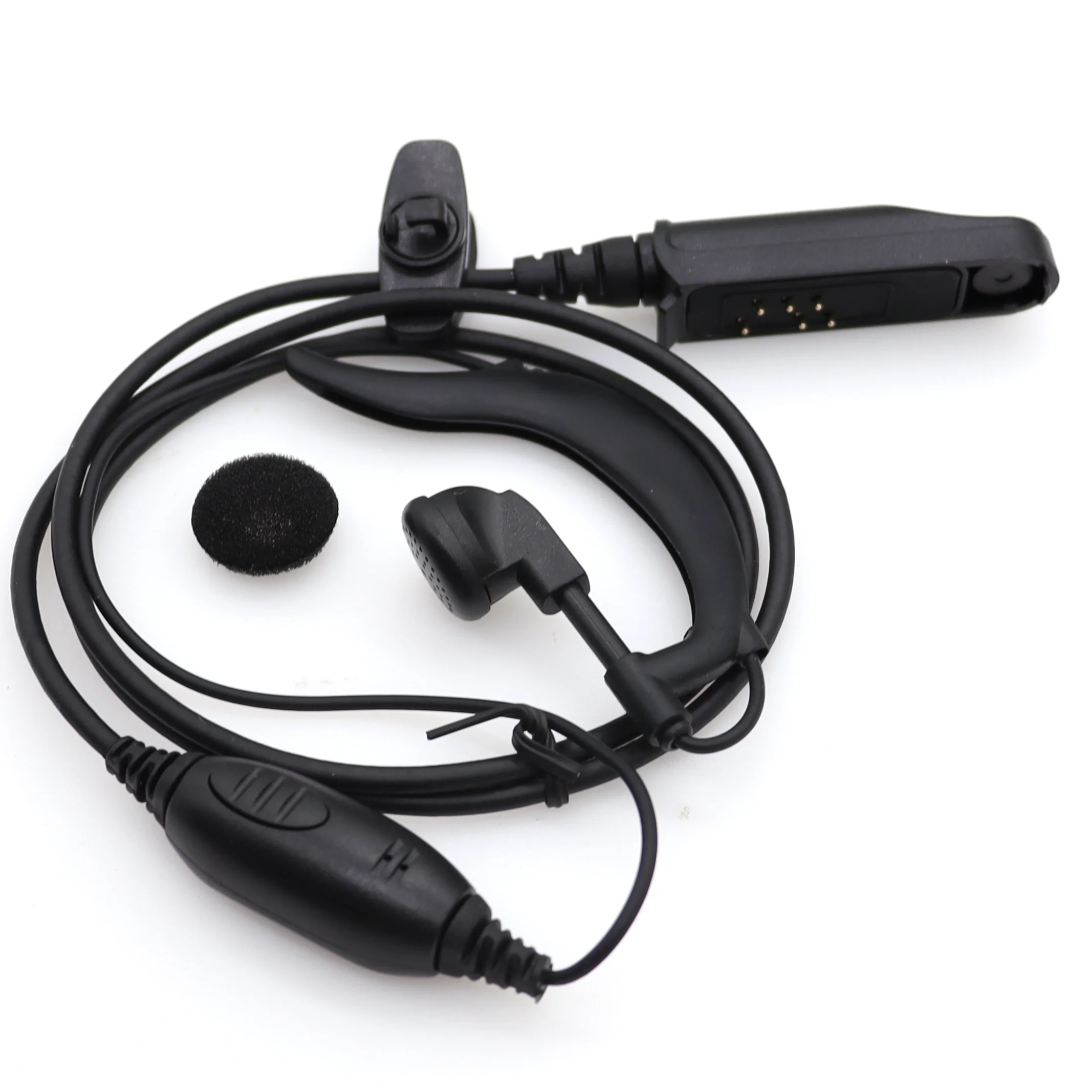 Radio Waterproof PTT MIC Headset Covert Acoustic Tube In-ear Earpiece For Baofeng UV-9R Plus BF-A58 Walkie Talkie Accessories