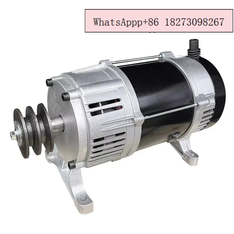 Gasoline small pulley generator 2 kW 3/5/6/8/10KW single/three-phase 380/220V electric ball