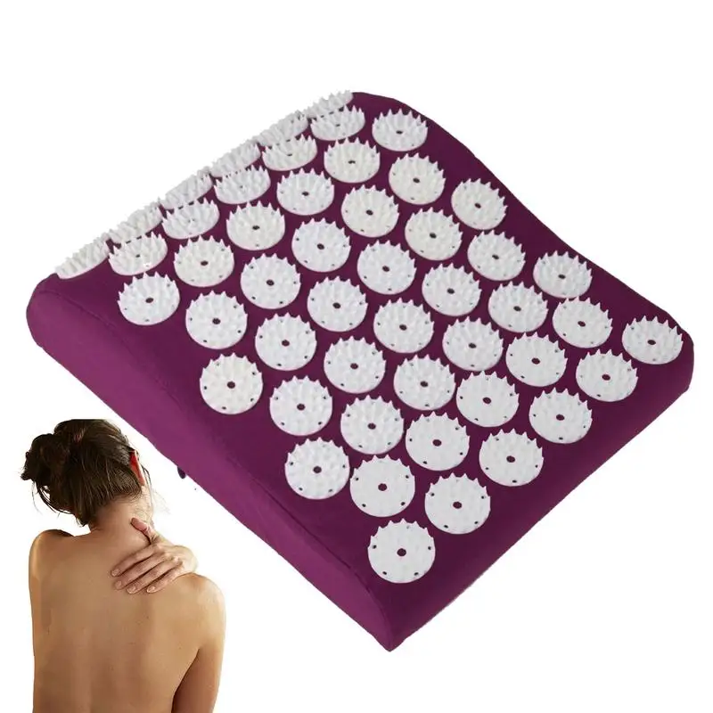 Lower Back Pillow Lumbar Support Cushion Pain Relief Massage Relaxation Foam Neck Back Waist Support Pillow For Sleep Travel