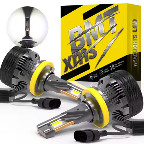 BMTxms 2PC Q7 6000K H1 H8 H11 HB3 9005 HB4 H4 H7 LED Headlight Canubus For BMW E82 E87 F20 F31 F10 E46 E90 E91 E92 E93 1995-2017