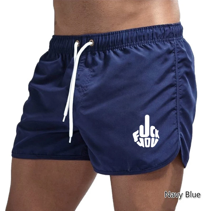 Gym shorts, men's running, breathable, soft tennis, workout clothes, shorts, leg length, lace up shorts
