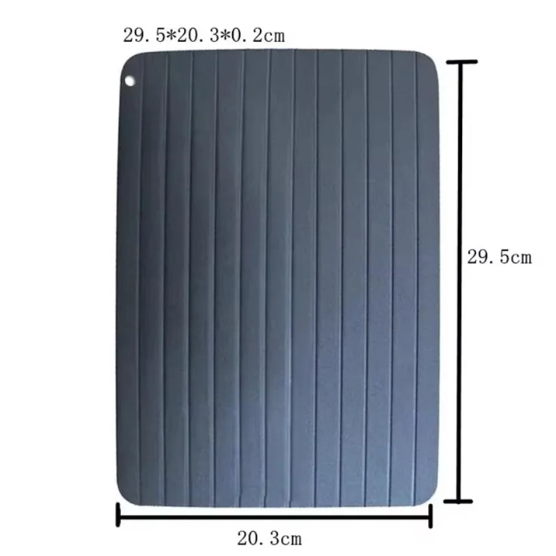Fast Defrost Tray Fast Thaw Frozen Food Meat Fruit Quick Defrosting Plate Board Defrost Tray Thaw Master Home Kitchen Gadgets