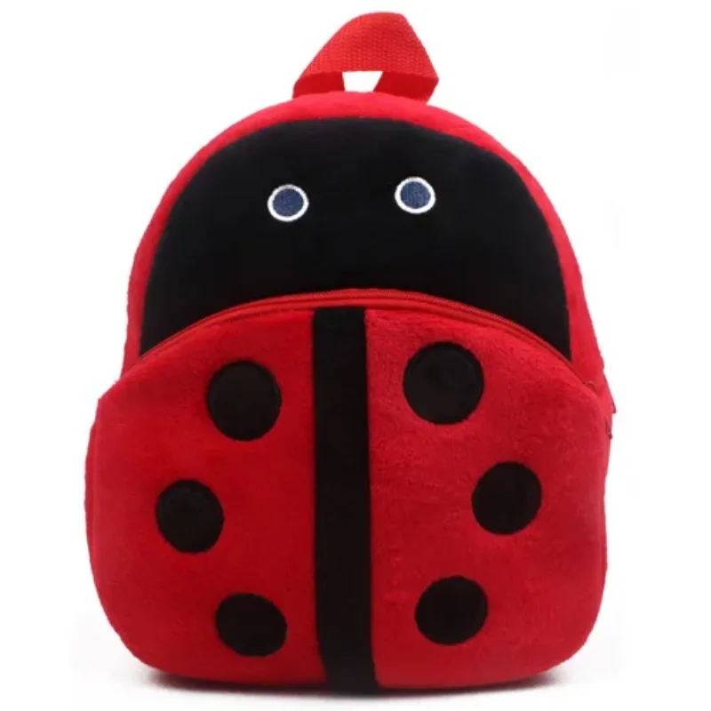 3D Cartoon Print Plush Mini Mochila para Crianças, Mochilas escolares, Cute Animal Bag, Kindergarten Boys and Girls Gift, Book Bag, Moda, 0-4Y