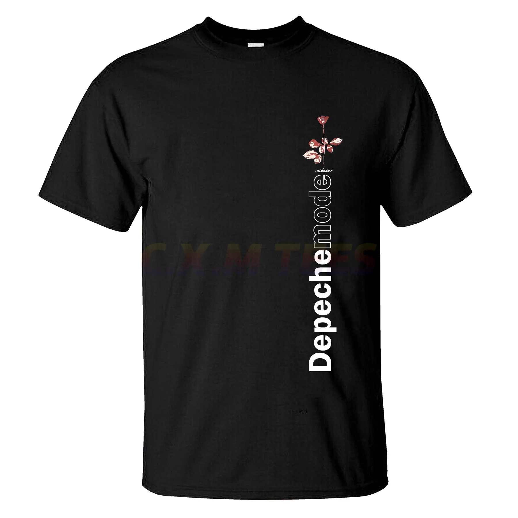 

Amazing Tees Men Rose Top Black By Depeche-Mode T Shirt Casual Oversized T-shirt Double-sided Male T-shirts Graphic S-3XL
