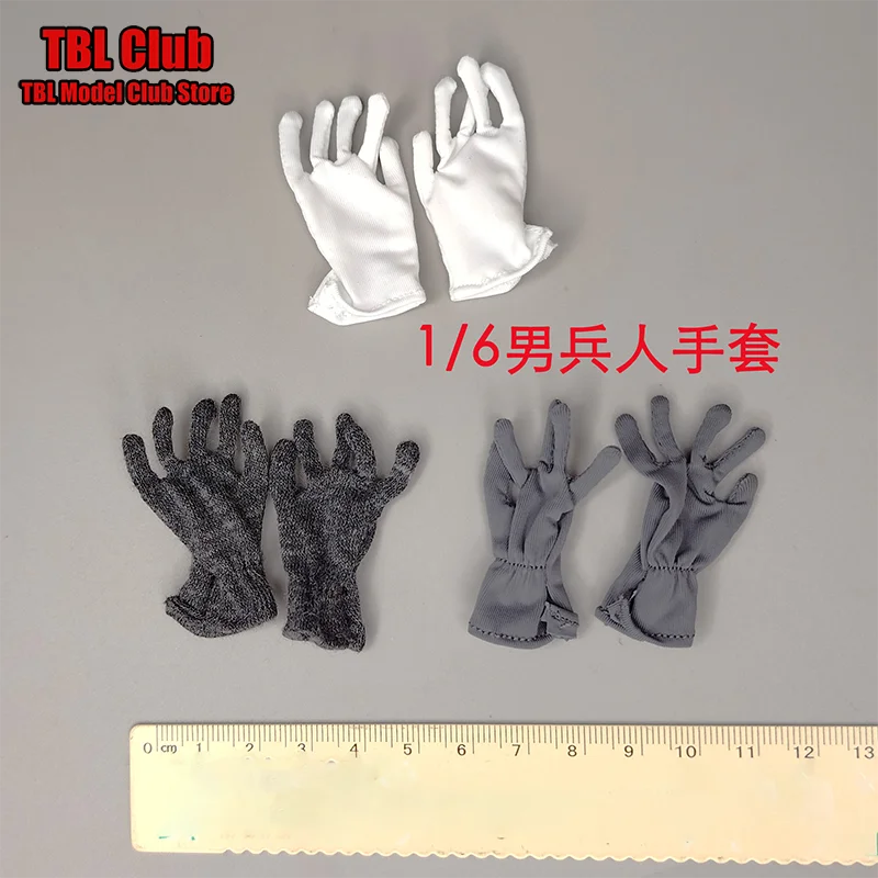 BROWN ART BTH-008G BTH-007W BTH-006G 1/6 Scale Male Accessory Armyman General Cold-Proof Glove For 12-inch Action Figure Soldier