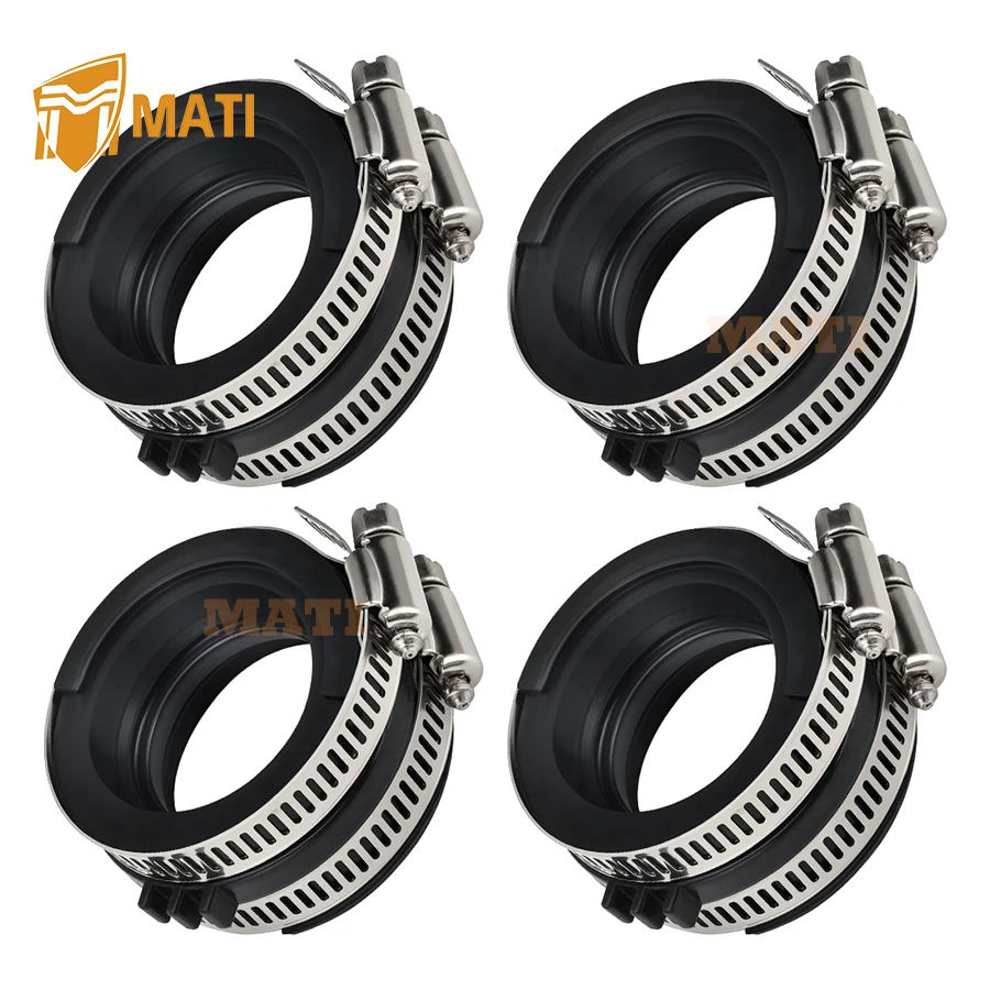 

16211-MT4-000 4Pcs Carburetor intake Manifold Pipe For Honda Interceptor 750 VFR750F 1990-1993