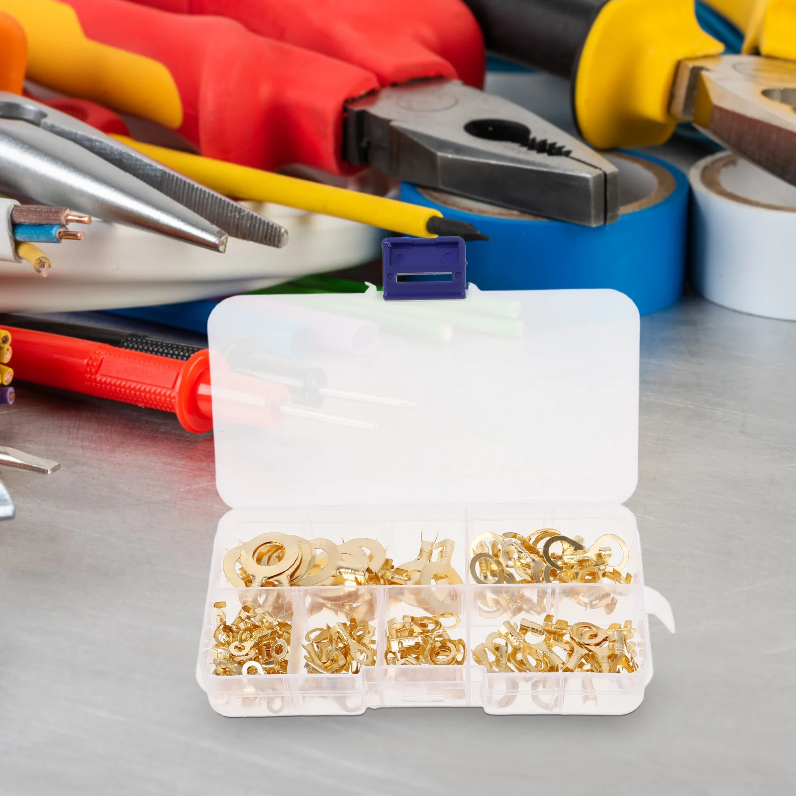 

1 set 1 Set Ring Terminals 0 Gauge Wire Connectors Wiring Ends For Cable Connection Terminal Connectors High Temperature