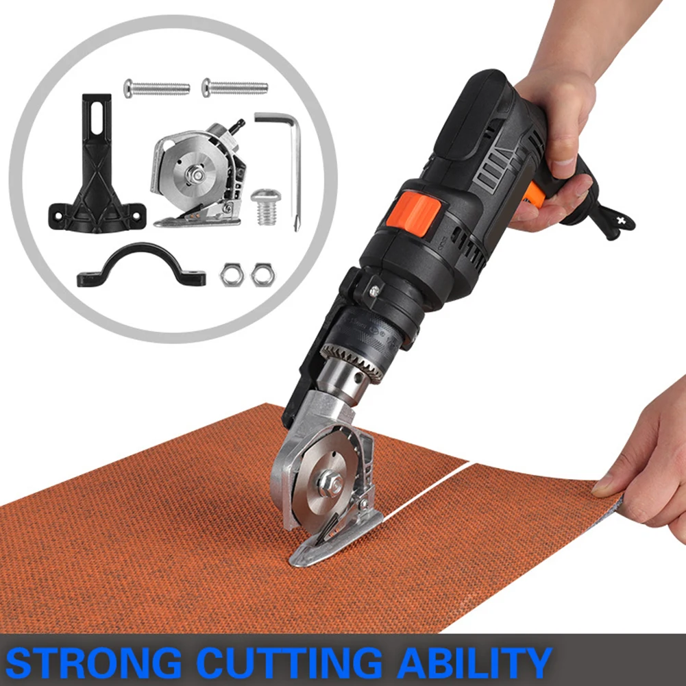 Electric Drill To Electric Fabric Cutter Impact Drill Cloth Cutting Machine Sharp Blade Fabric Clipper Fabric Cutting Scissors