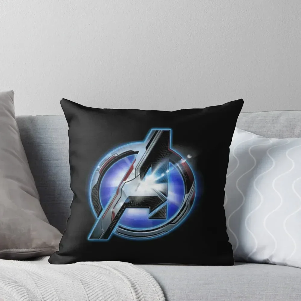 Avangers Shiny Logo Throw Pillow Plaid Sofa Christmas Pillows pillow