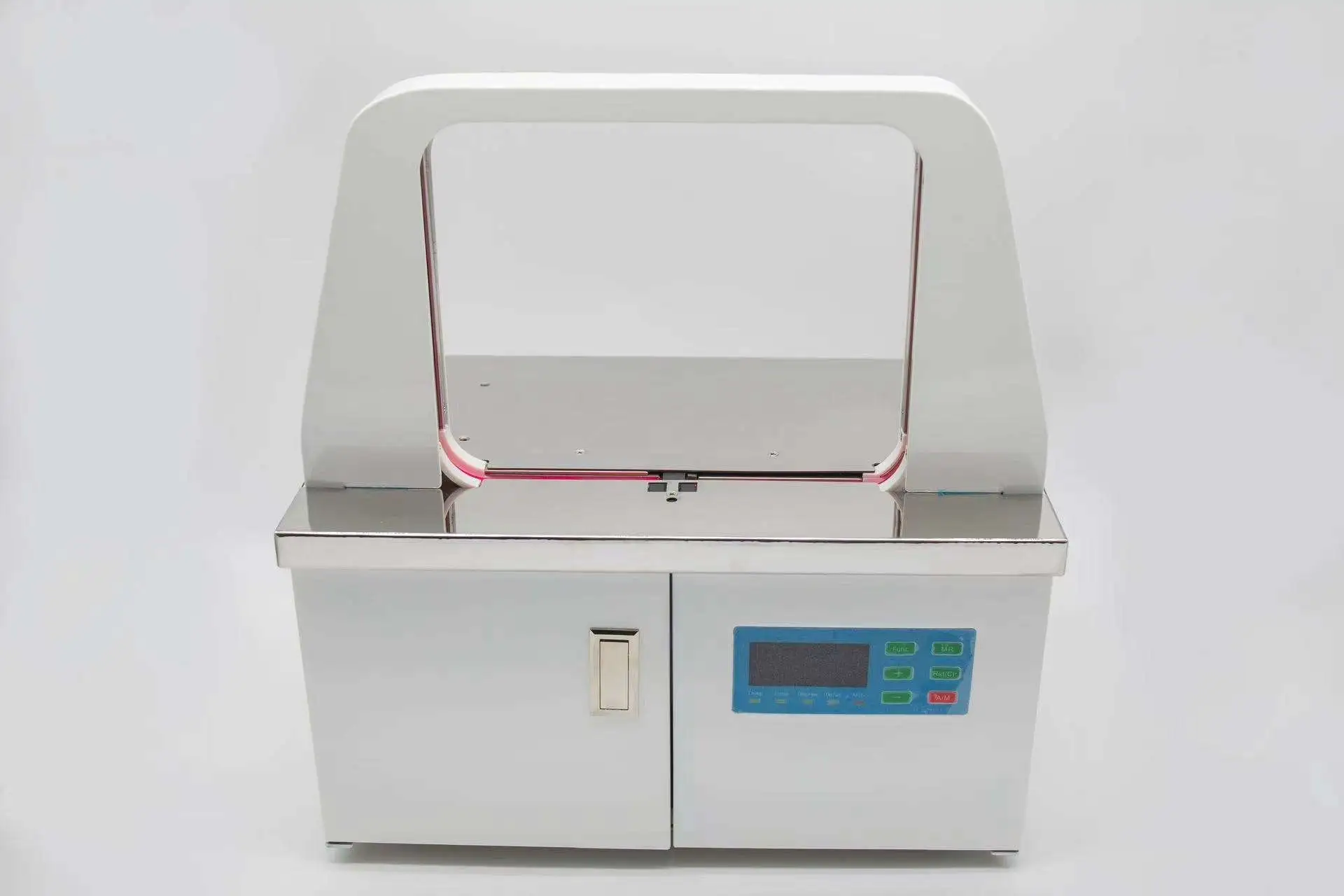Stainless Steel Tabletop Automatic Strapping Machine Multi Voltage, Small Bundling Equipment for E-commerce Parcel