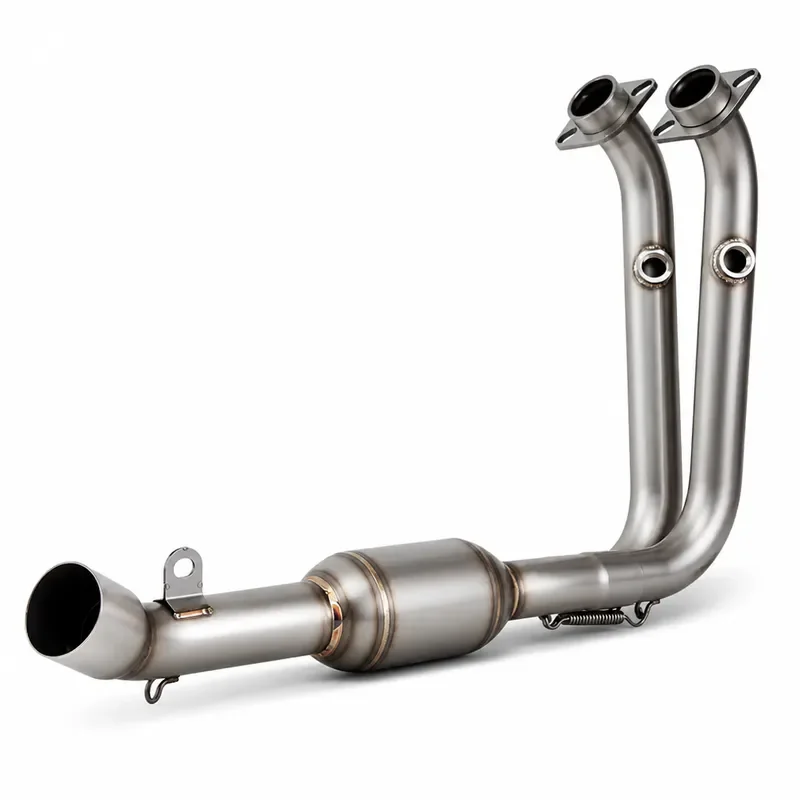 For CFMOTO 450SRS 450SR-S Motorcycle Exhaust Header Tube Single Rocker Arm Stainless Steel 51MM Racing Manifold Pipe