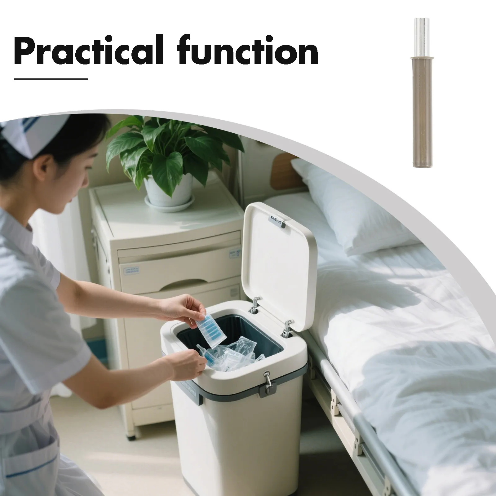 5Pcs Soft Closing Trash Can Damper Buffer Precision Damping Device Anti-Collision Quiet Close for Cabinet Door Drawer Bathroom