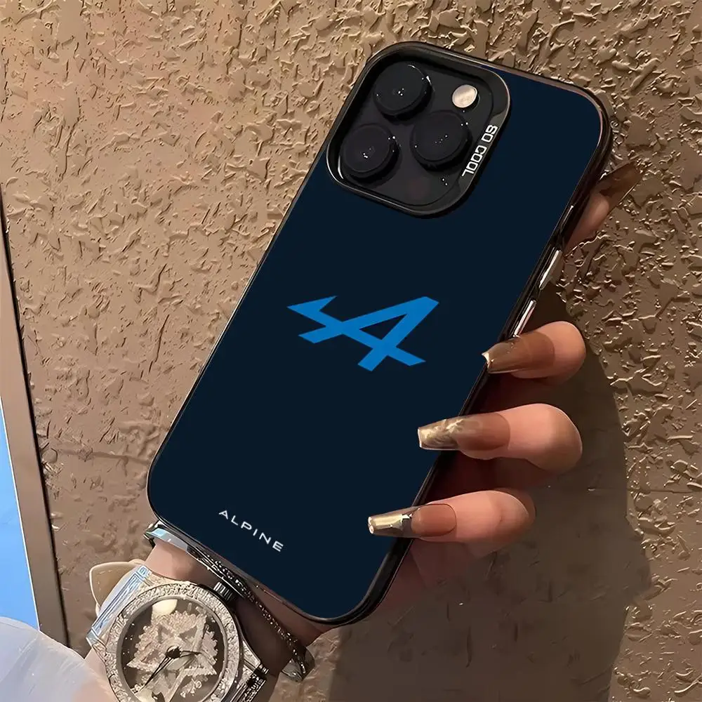 Etui na telefon A- AlpineS do iPhone 17 16 15 14 13 11 12 Pro Max Xr X Air Plus, czarne, srebrne, twarde etui ochronne — zdjęcie produktu 6