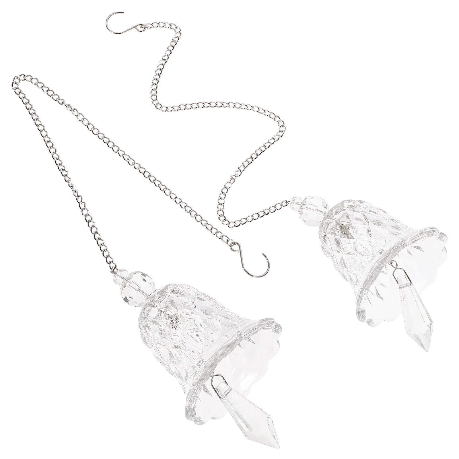 2 قطعة كريستال قوس قزح الشمس الماسك ديكور معلق-زجاج لامع الرياح الرنين لنافذة حديقة الديكور في الهواء الطلق حفلة المنزل عيد الميلاد