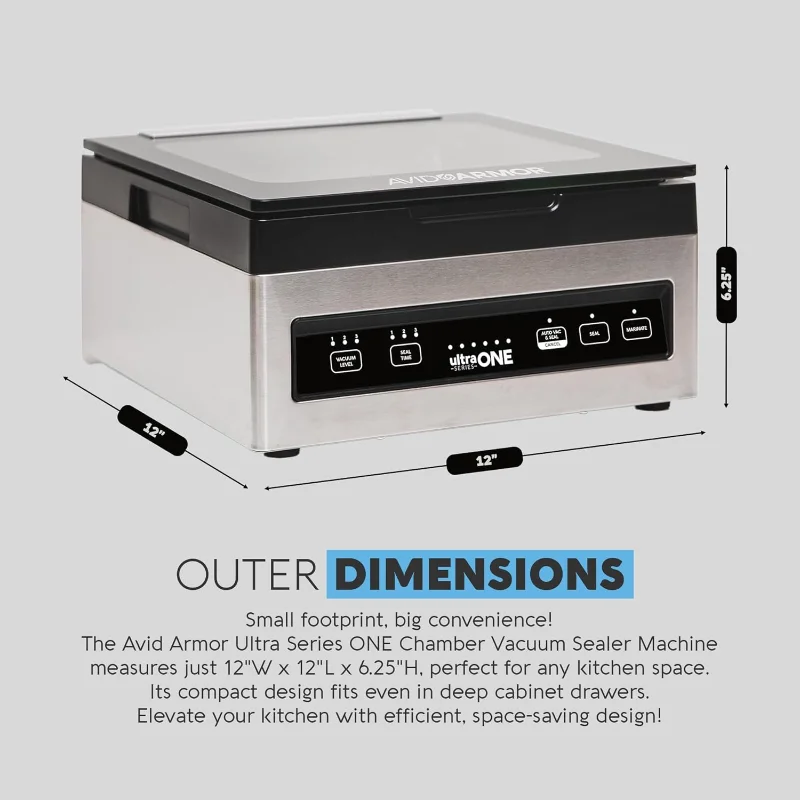 ماكينة سد الفراغات للغرفة USV1 Ultra SeriesONE، ماكينة غلق الطعام للأطعمة الرطبة، ماكينة تعبئة اللحوم، مكنسة كهربائية مدمجة