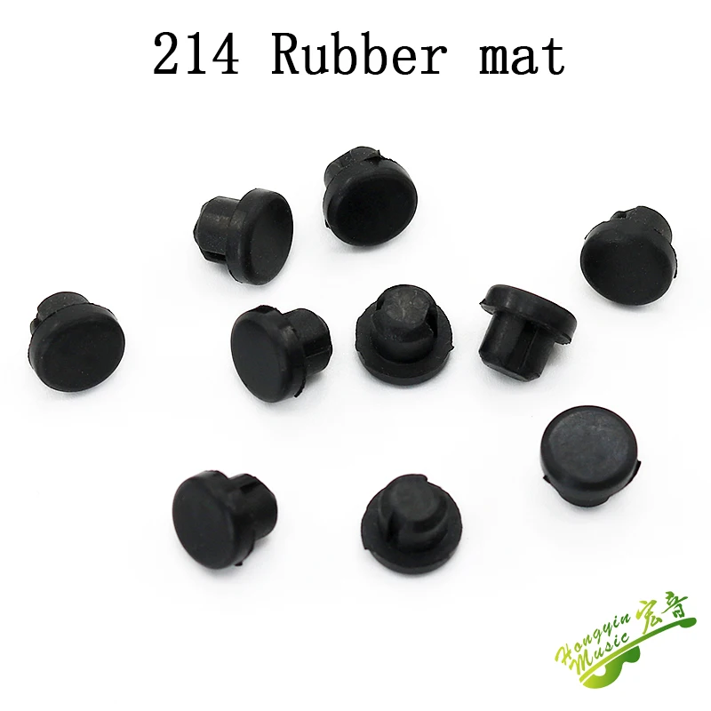 HUATOOL 214 Black Rubber Cushion Pad, Upright Grand Piano Tuning Repair Hardware Spare Parts Accessories