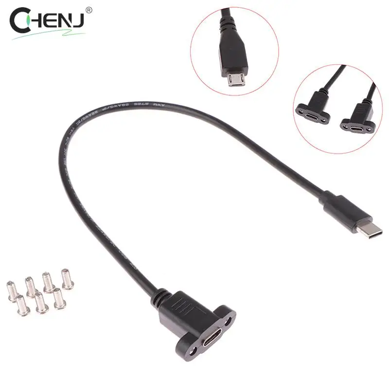 

Кабель-удлинитель с разъемами Micro-USB 3,1 и USB Type-c, 17 мм, 3,1 м