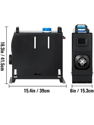 SIHAO 5/8KW 12V Diesel-Lufterhitzer mit LCD-Schalter, Standheizung. Schnelle, leise Heizung für LKWs, Boote, Wohnmobile und Dieselfahrzeuge – Detail 18