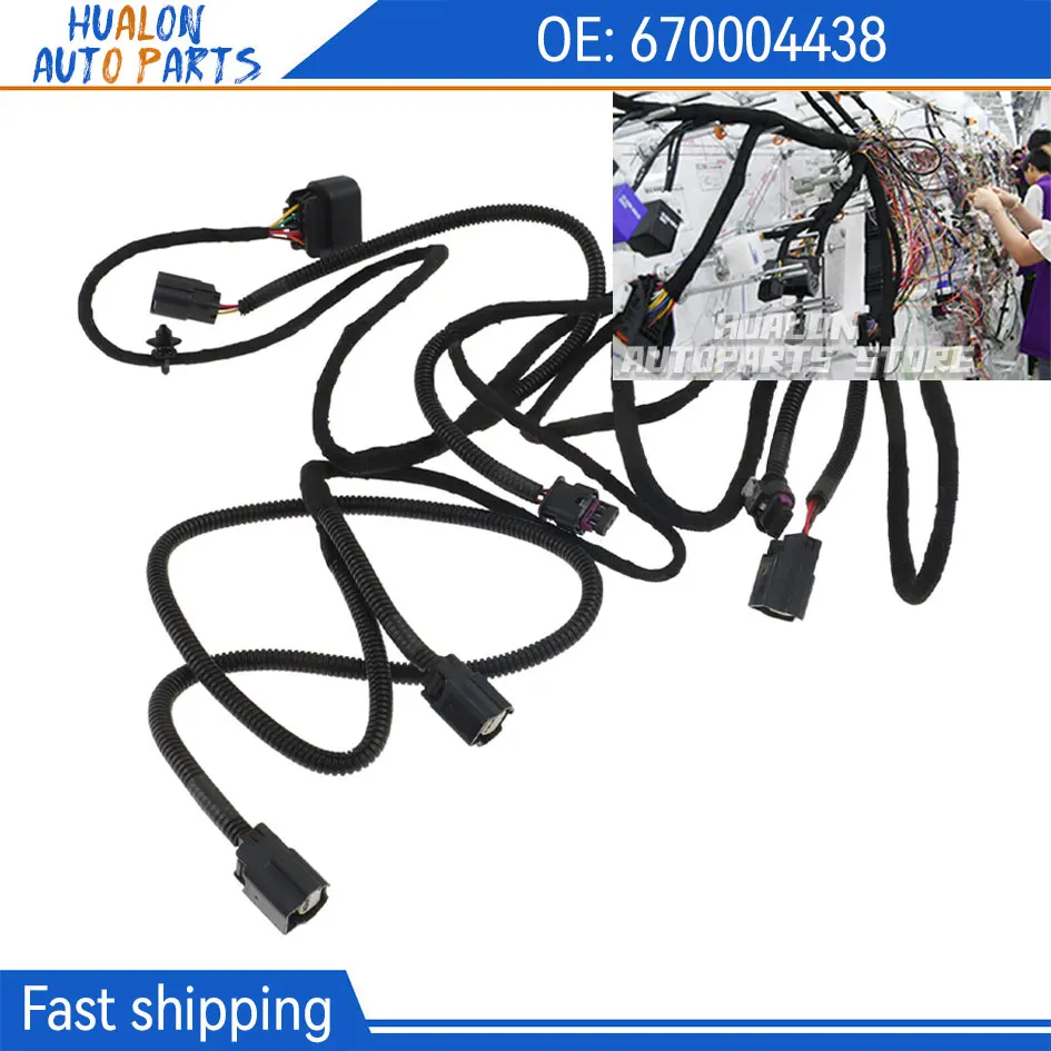 

670004438 Разъем жгута проводов радара переднего бампера, кабель датчика парковки для Maserati Ghibli 2014-2016