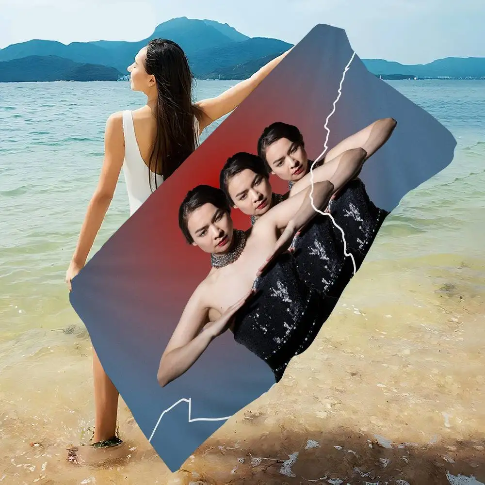 Popular Singer M-Mitski Microfiber Printed Beach Towel Mountain Climbing Yoga Beach Swimming Running Absorbent Soft Towel