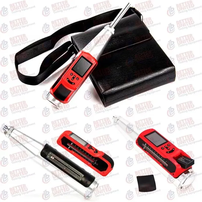 New2025 مطرقة ارتداد اختبار الخرسانة الرقمية مع مطرقة اختبار الارتداد لمعالج دقيق شميدت