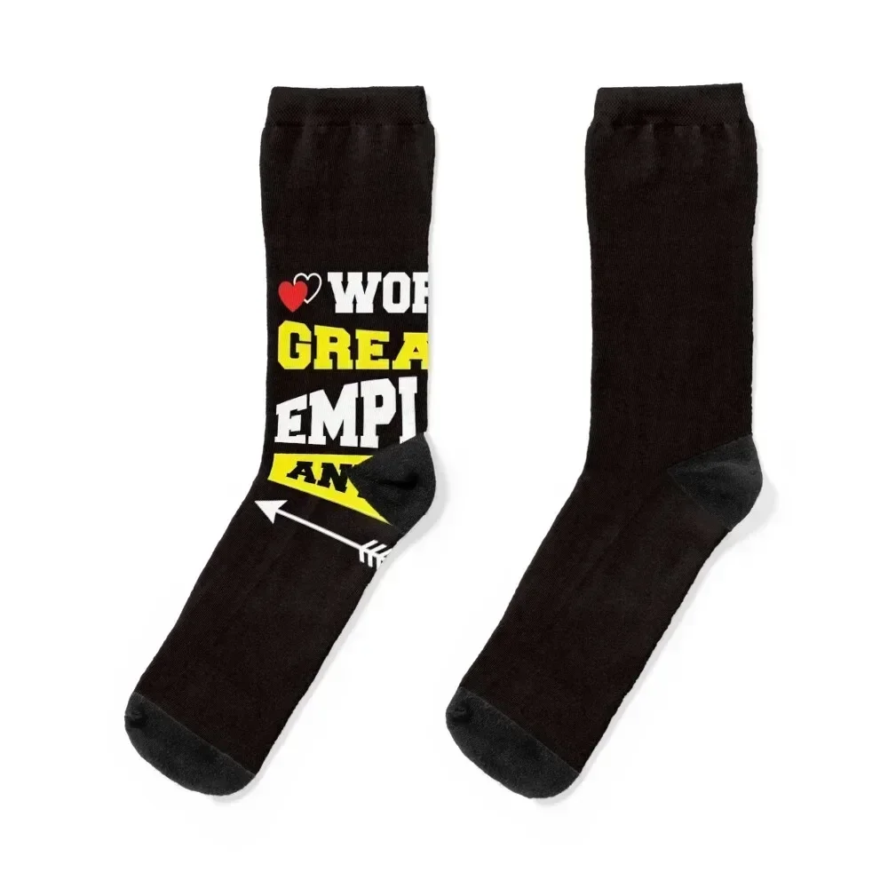 World's Greatest Employee Essential T-Shirt Socks warm winter Sports cycling heated Ladies Socks Men's