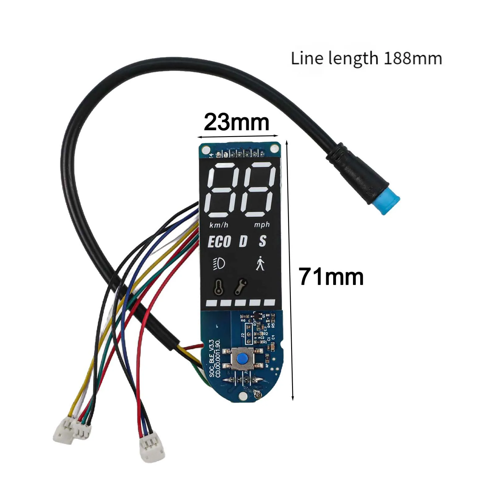 Scooter Maintenance Dashboard Switch Panel Dashboard Switch Panel Replacement Easy Installation Everyday Wear Resistance